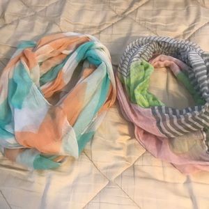 2 Spring/Summer Lightweight Scarves